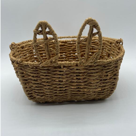 NWOT Target Wicker Easter Basket - Picture 1 of 3